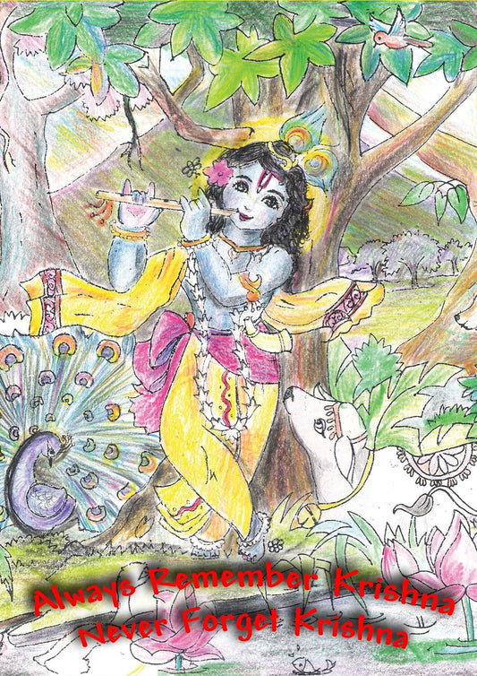 Always Remember Krishna Never Forget Krishna