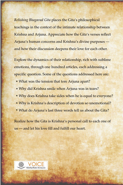 Relishing Bhagavad Gita